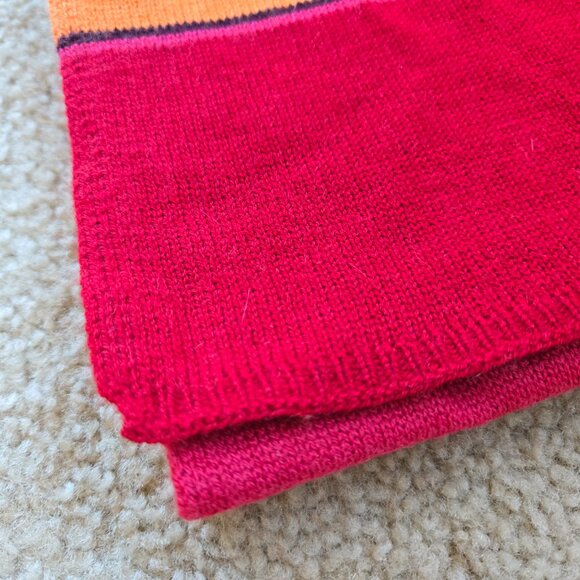 NWOT Cashmere Colorblock Scarf - Picture 6 of 8